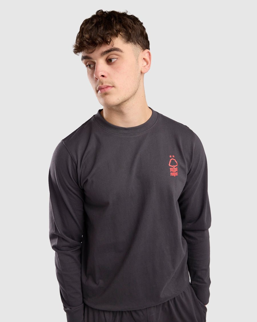 NFFC Long Sleeve Lounge T-Shirt - Nottingham Forest FC