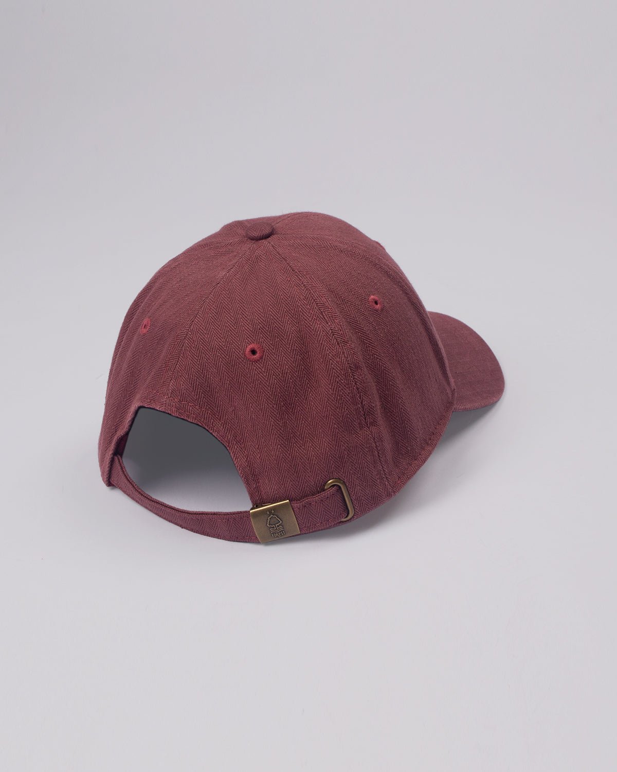 NFFC Maroon Washed Herringbone Cap - Nottingham Forest FC