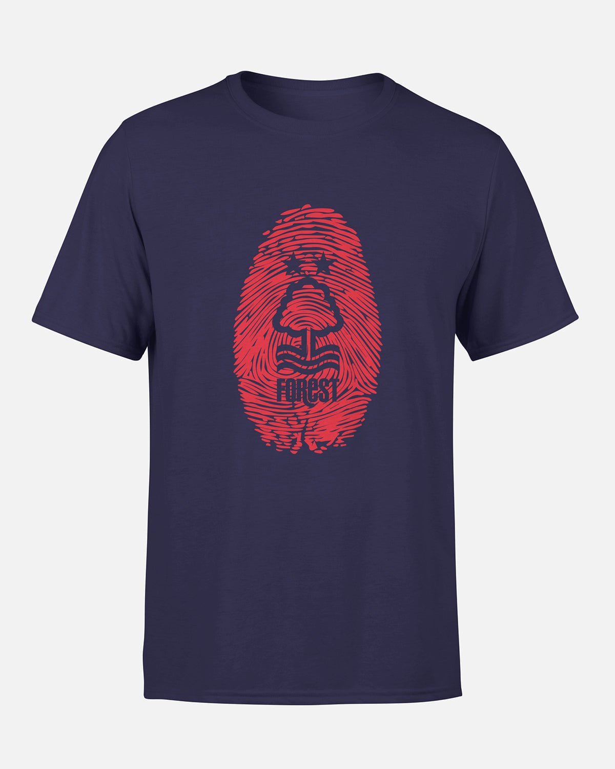 NFFC Men's Navy Fingerprint Tee - Nottingham Forest FC