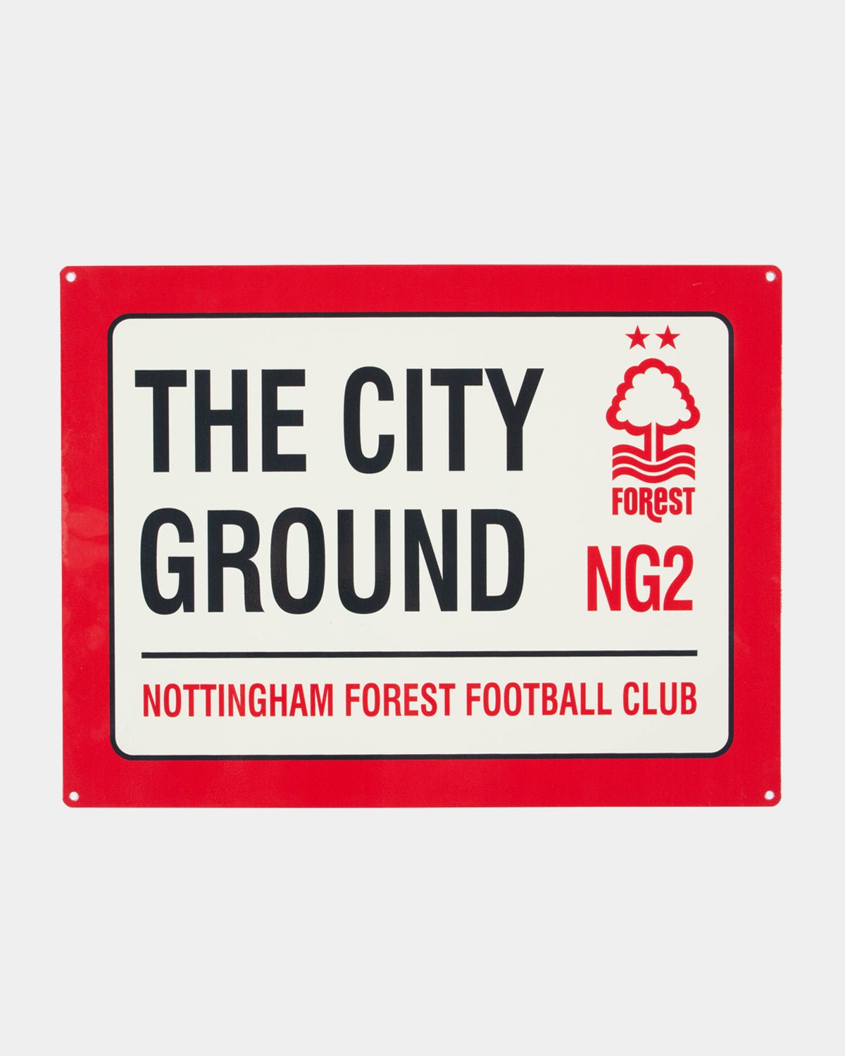 NFFC Metal Sign - Large - Nottingham Forest FC