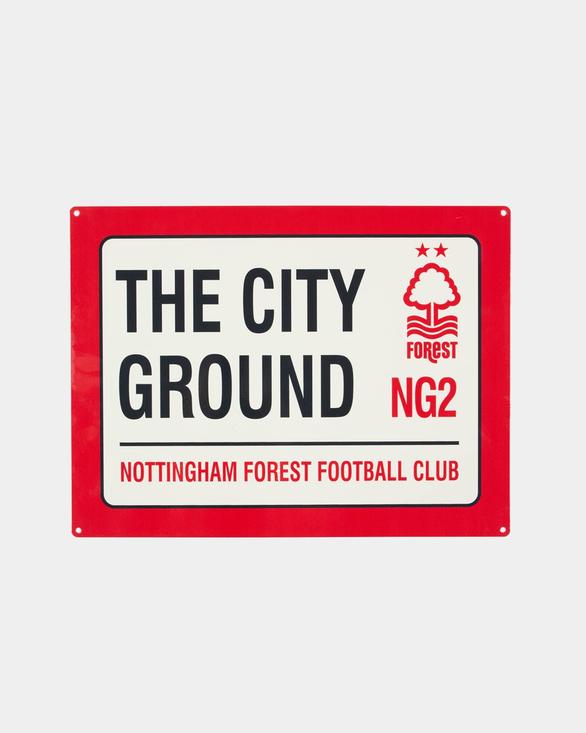 NFFC Metal Sign - Medium - Nottingham Forest FC