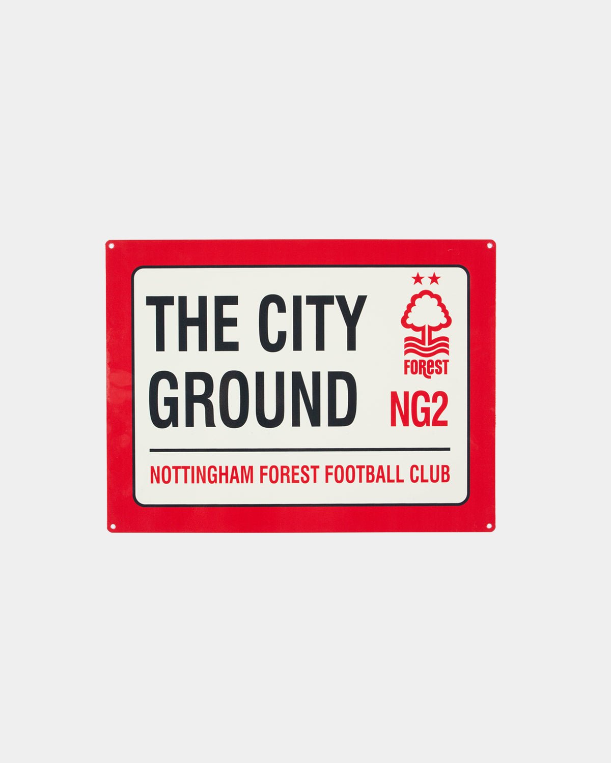 NFFC Metal Sign - Mini - Nottingham Forest FC