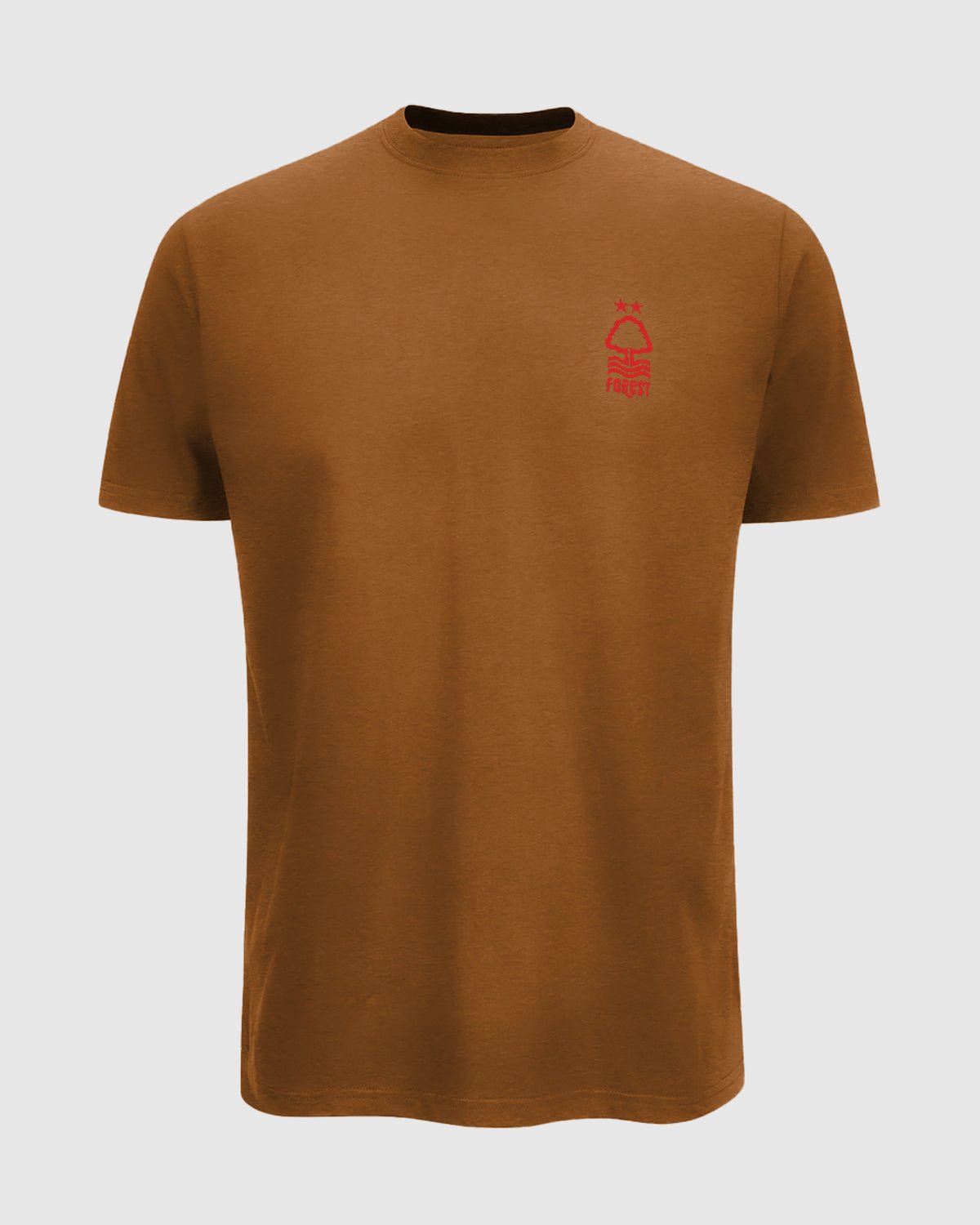 NFFC Mocha Essential Crest T-Shirt - Nottingham Forest FC