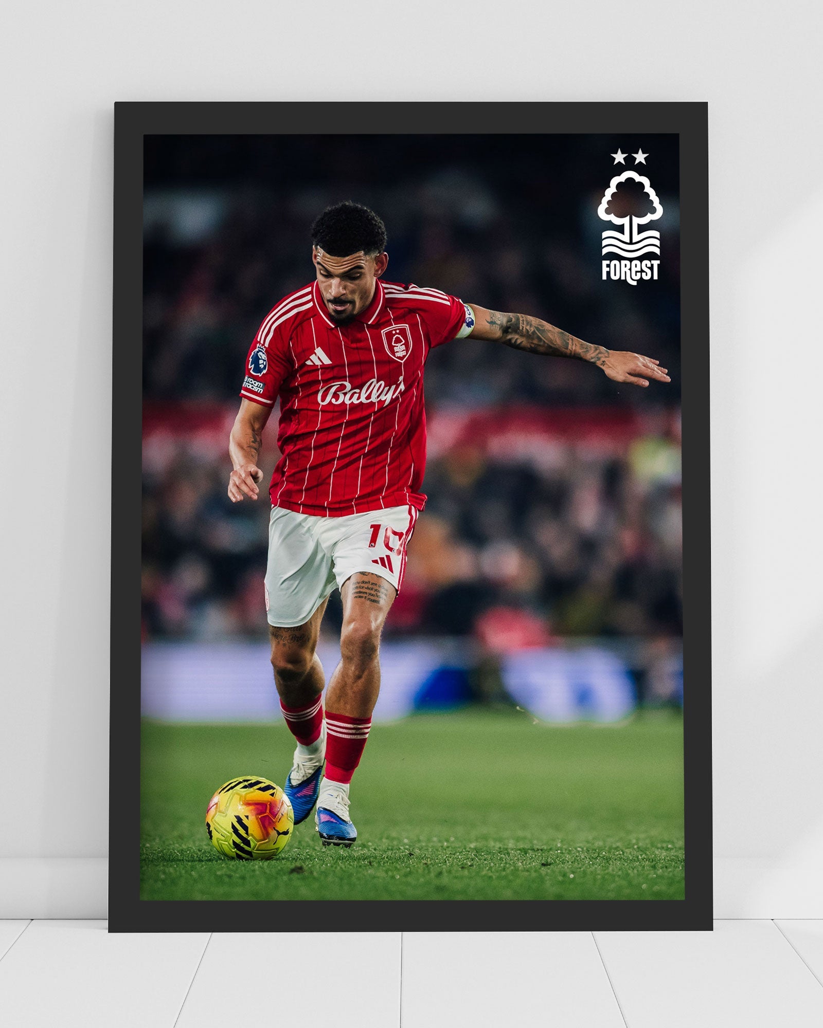 NFFC Morgan Gibbs-White Action Shot Print - Framed/Unframed - Nottingham Forest FC