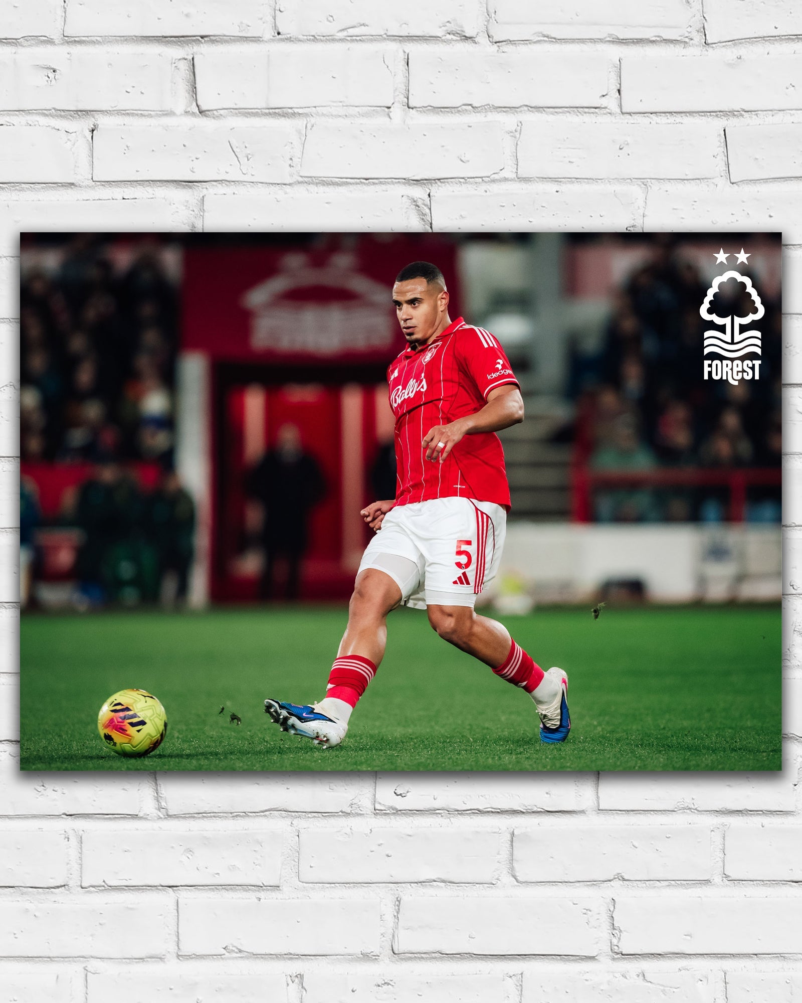 NFFC Murillo Action Shot Print - Framed/Unframed - Nottingham Forest FC