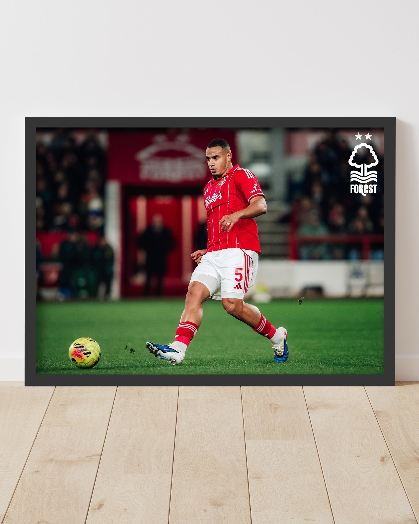 NFFC Murillo Action Shot Print - Framed/Unframed - Nottingham Forest FC