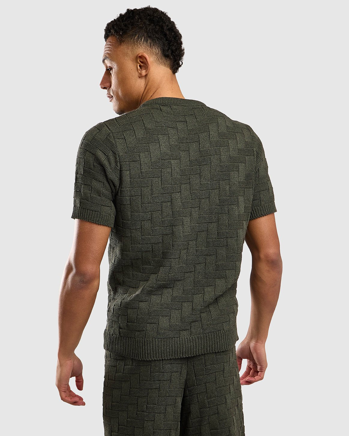 NFFC Musk Herringbone Open Collar Polo - Nottingham Forest FC