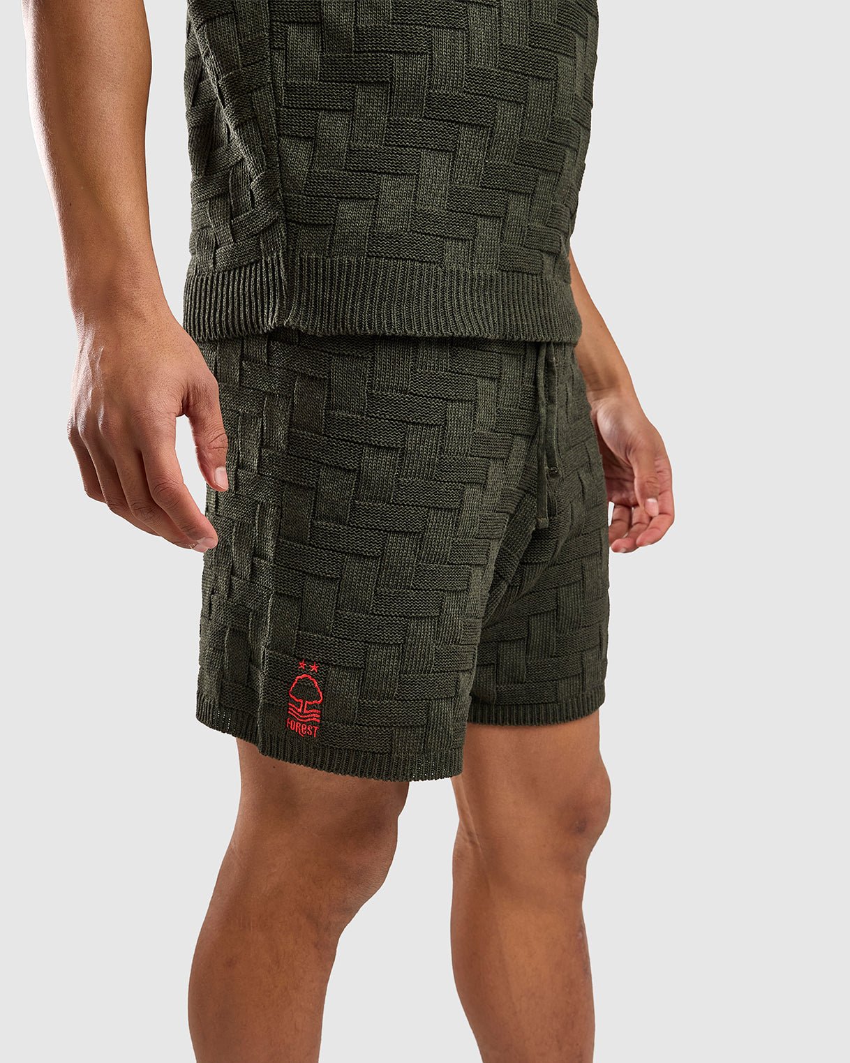 NFFC Musk Herringbone Shorts - Nottingham Forest FC