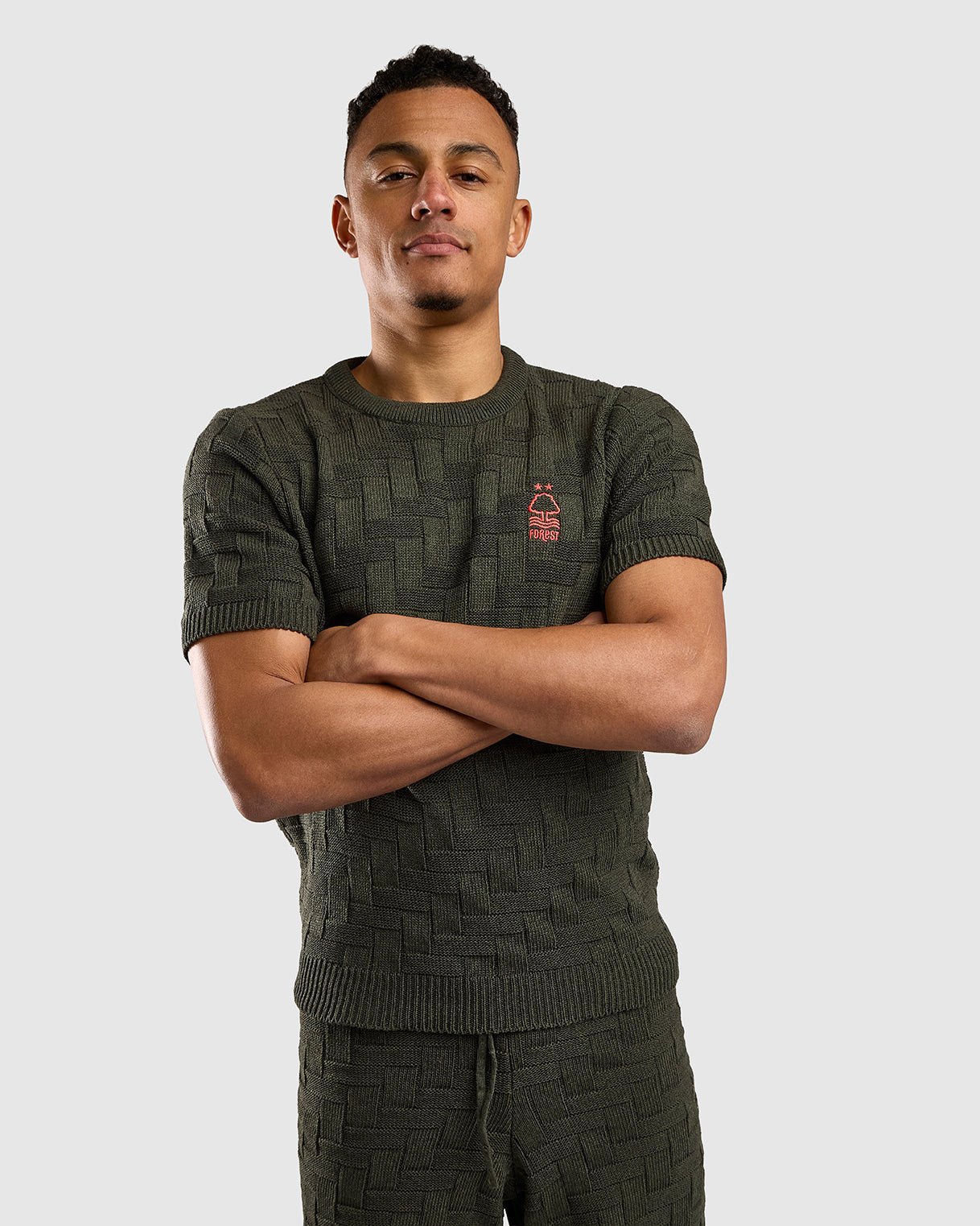NFFC Musk Herringbone T-Shirt - Nottingham Forest FC