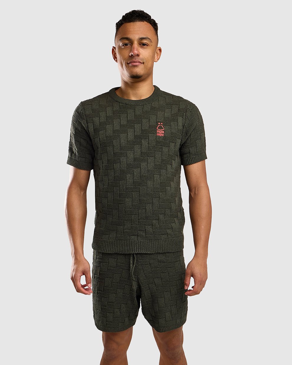 NFFC Musk Herringbone T-Shirt - Nottingham Forest FC
