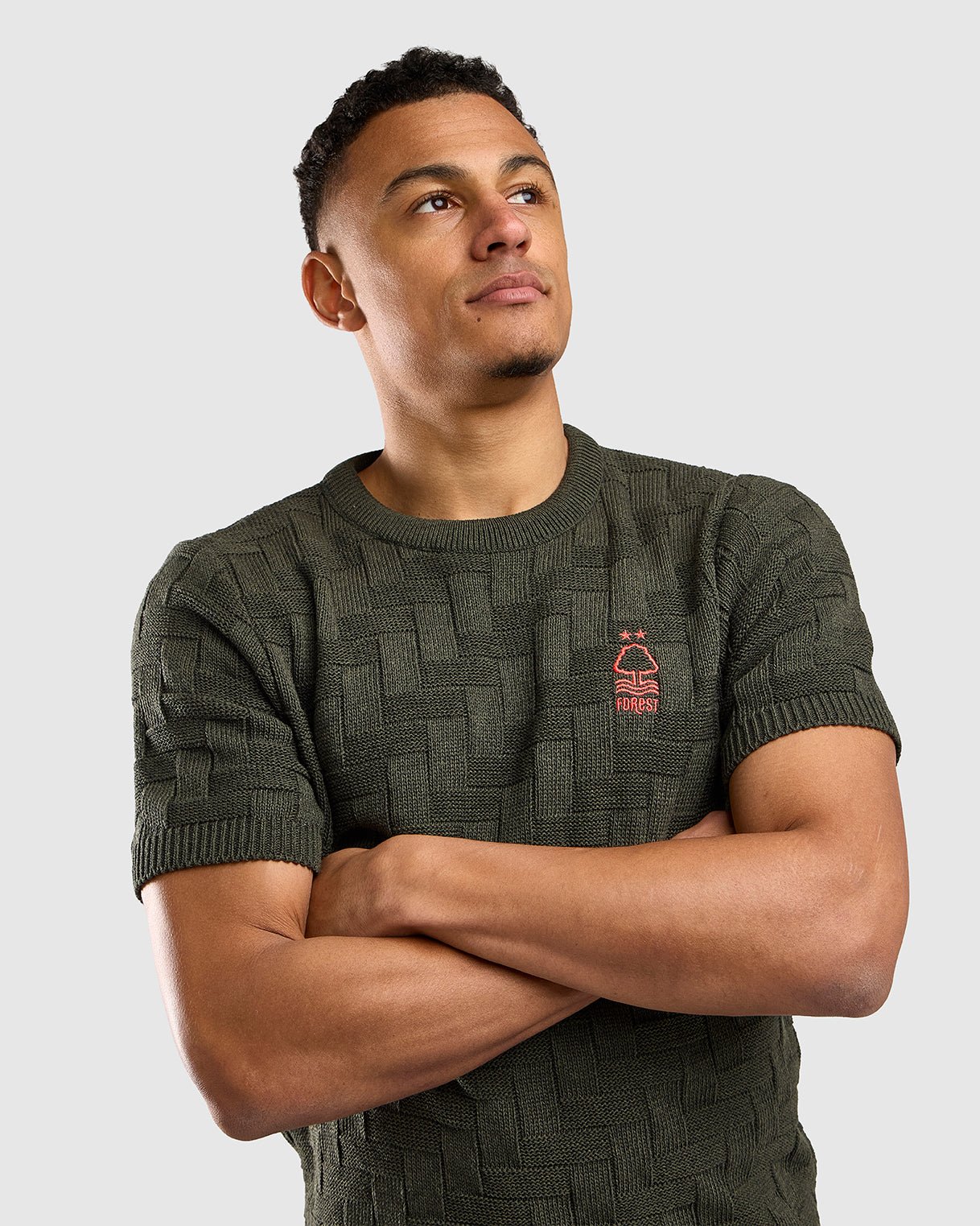 NFFC Musk Herringbone T-Shirt - Nottingham Forest FC
