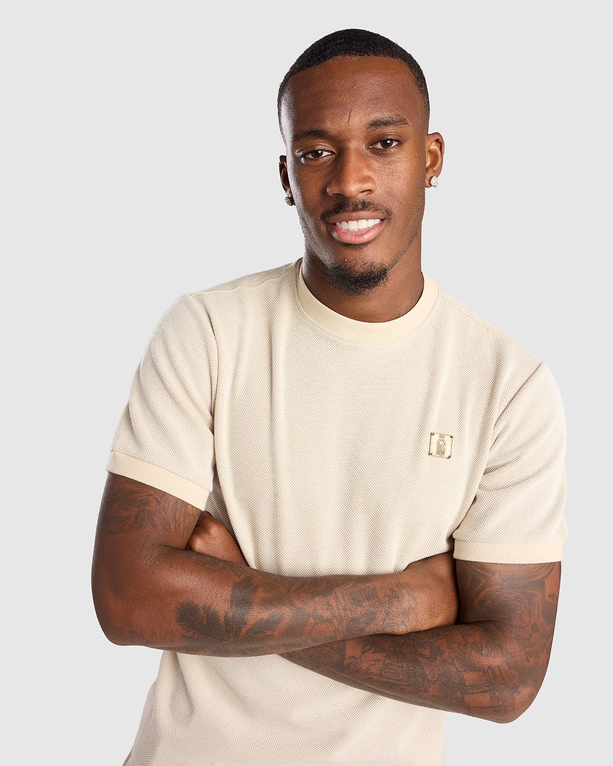 NFFC Natural Weave T-Shirt - Nottingham Forest FC