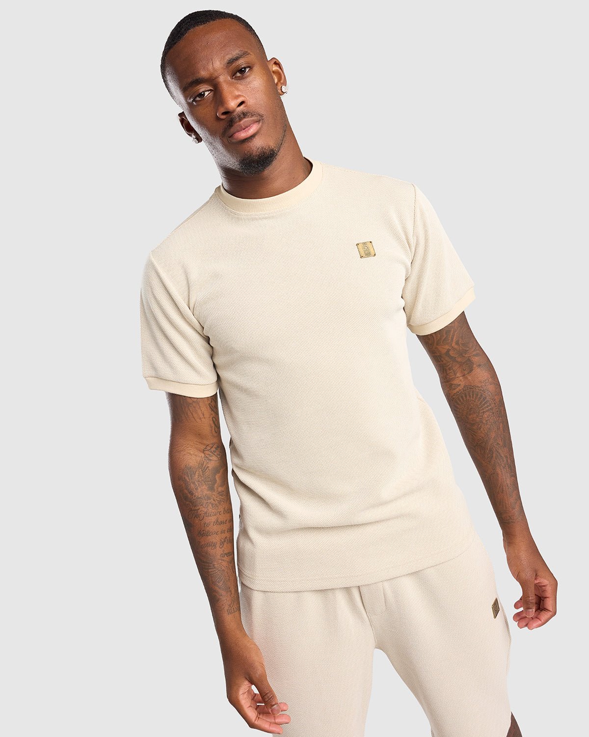 NFFC Natural Weave T-Shirt - Nottingham Forest FC