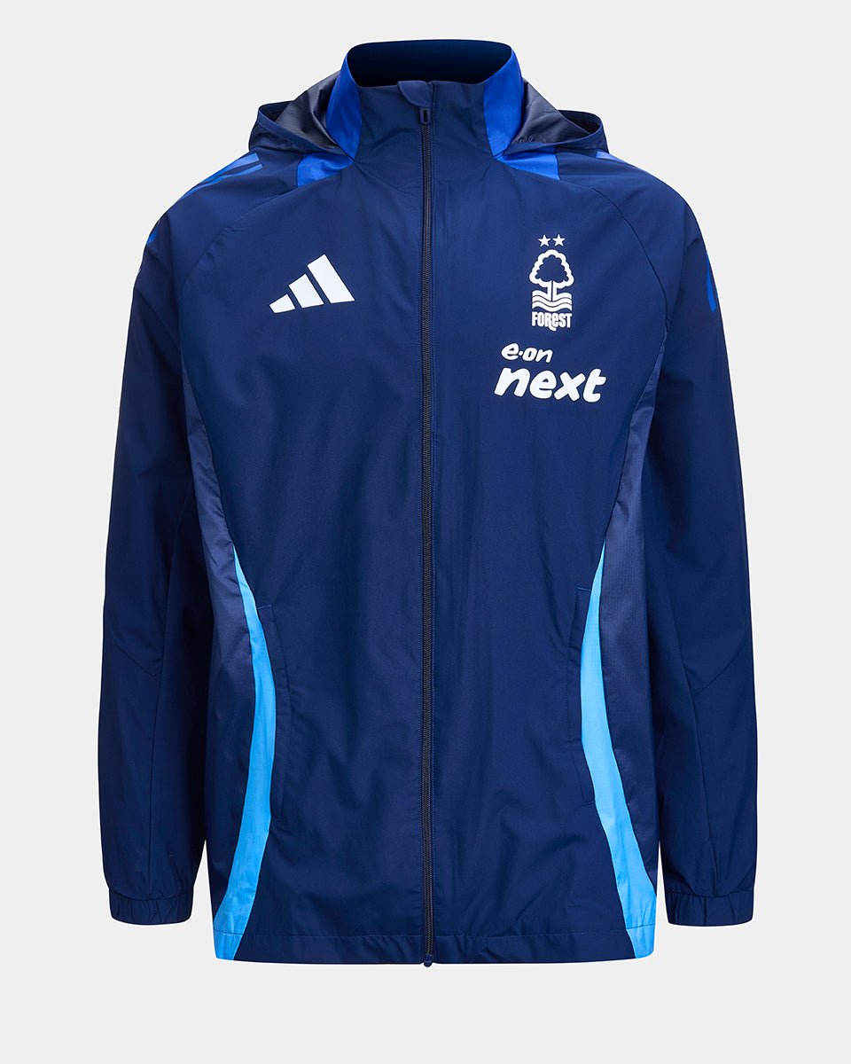 NFFC Navy All Weather Training Jacket 24/25 - Nottingham Forest FC