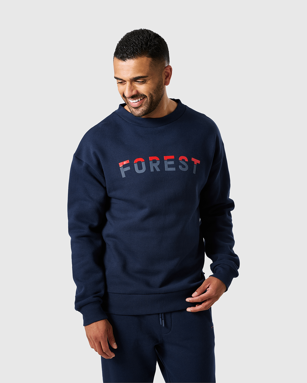 NFFC Navy Arch Crewneck Sweatshirt - Nottingham Forest FC