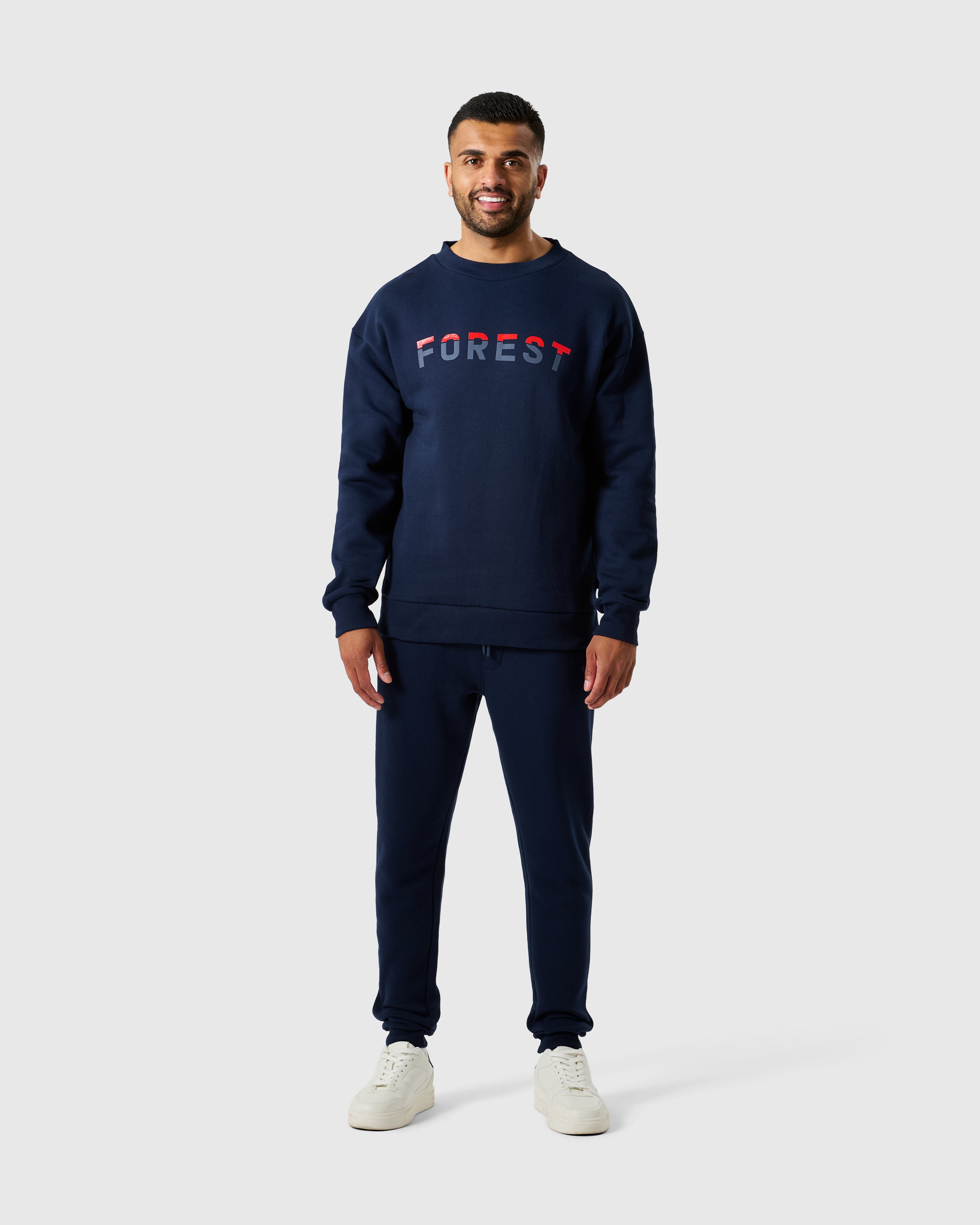 NFFC Navy Arch Crewneck Sweatshirt - Nottingham Forest FC