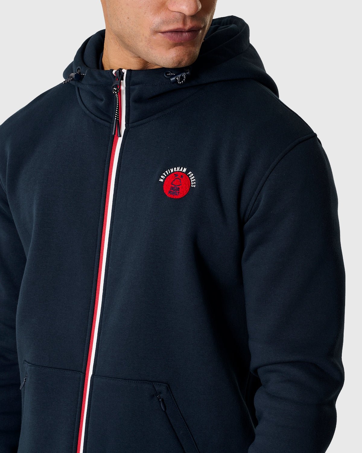 NFFC Navy Colwick Full Zip Hoodie - Nottingham Forest FC