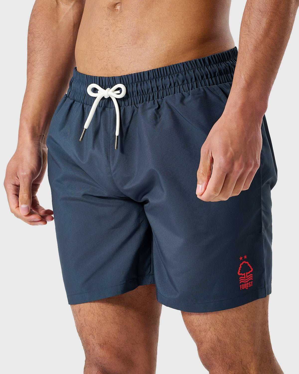 NFFC Navy Crest Swim Shorts - Nottingham Forest FC