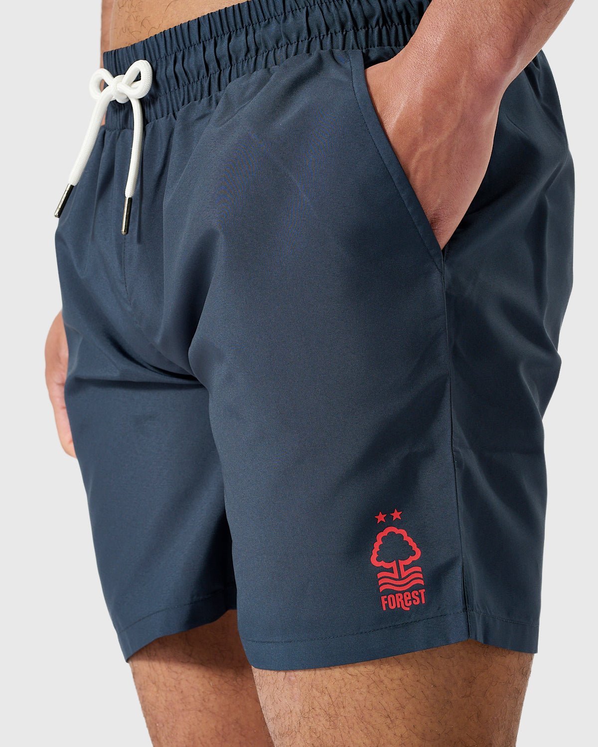 NFFC Navy Crest Swim Shorts - Nottingham Forest FC
