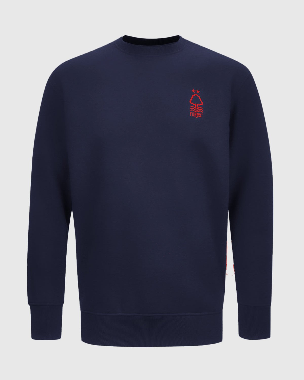 NFFC Navy Essential Crest Crew Neck Sweatshirt - Nottingham Forest FC