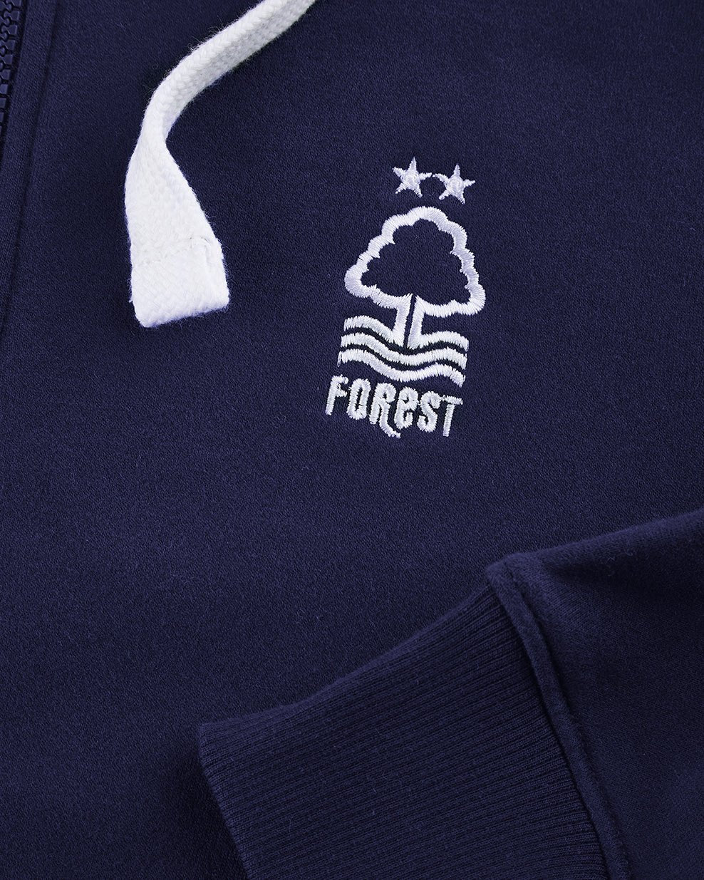 NFFC Navy Essential Full Zip Hoodie - Nottingham Forest FC