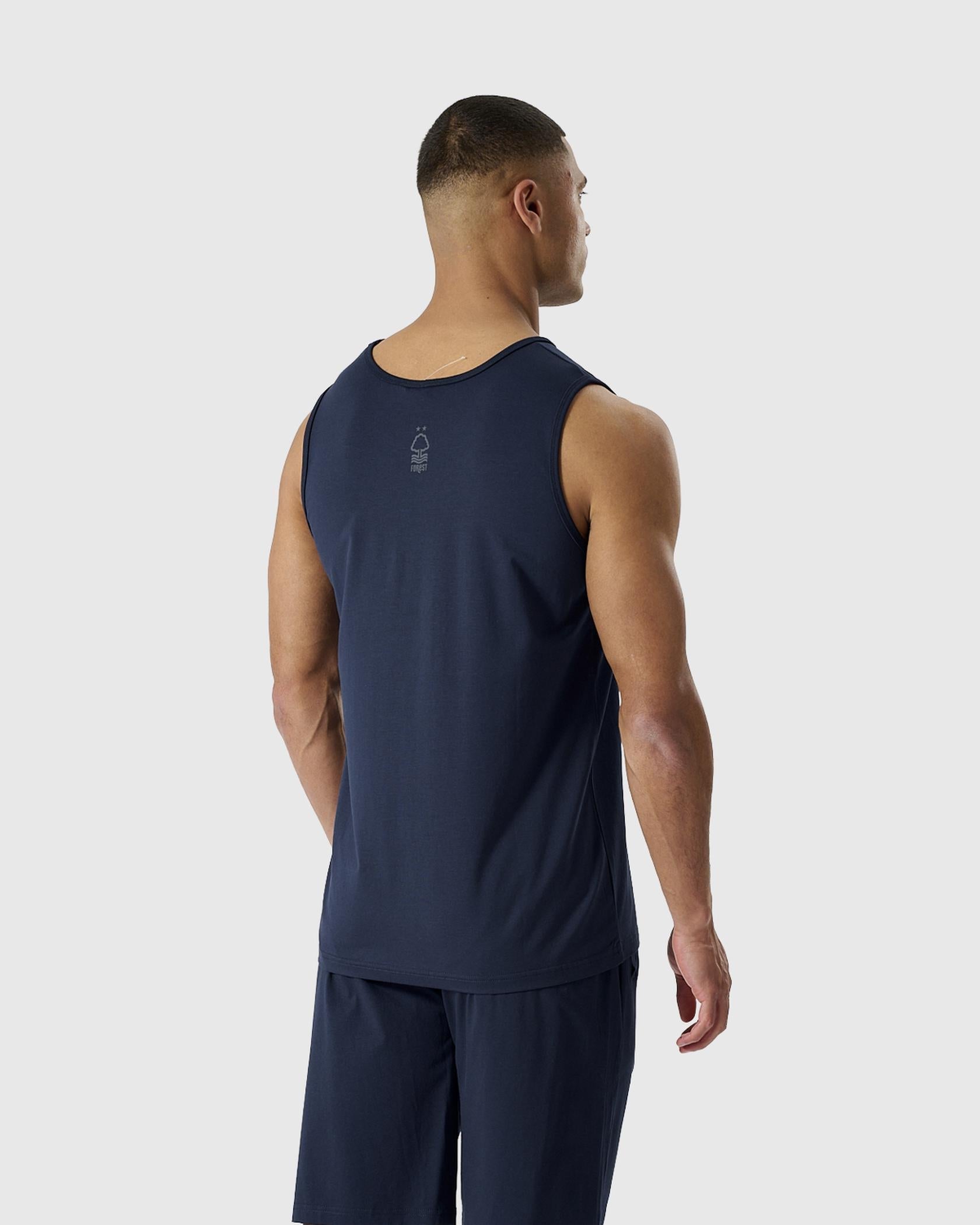 NFFC Navy Essential Pyjama Vest - Nottingham Forest FC