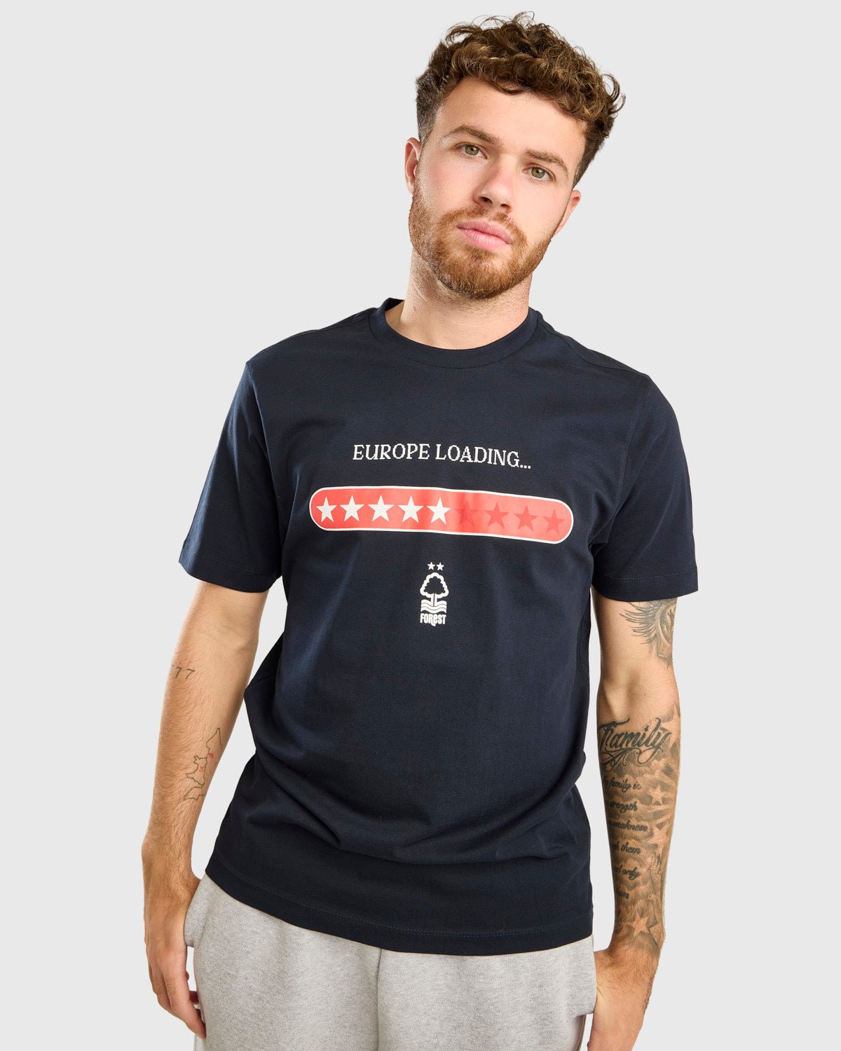 NFFC Navy Europe Loading T-Shirt - Nottingham Forest FC