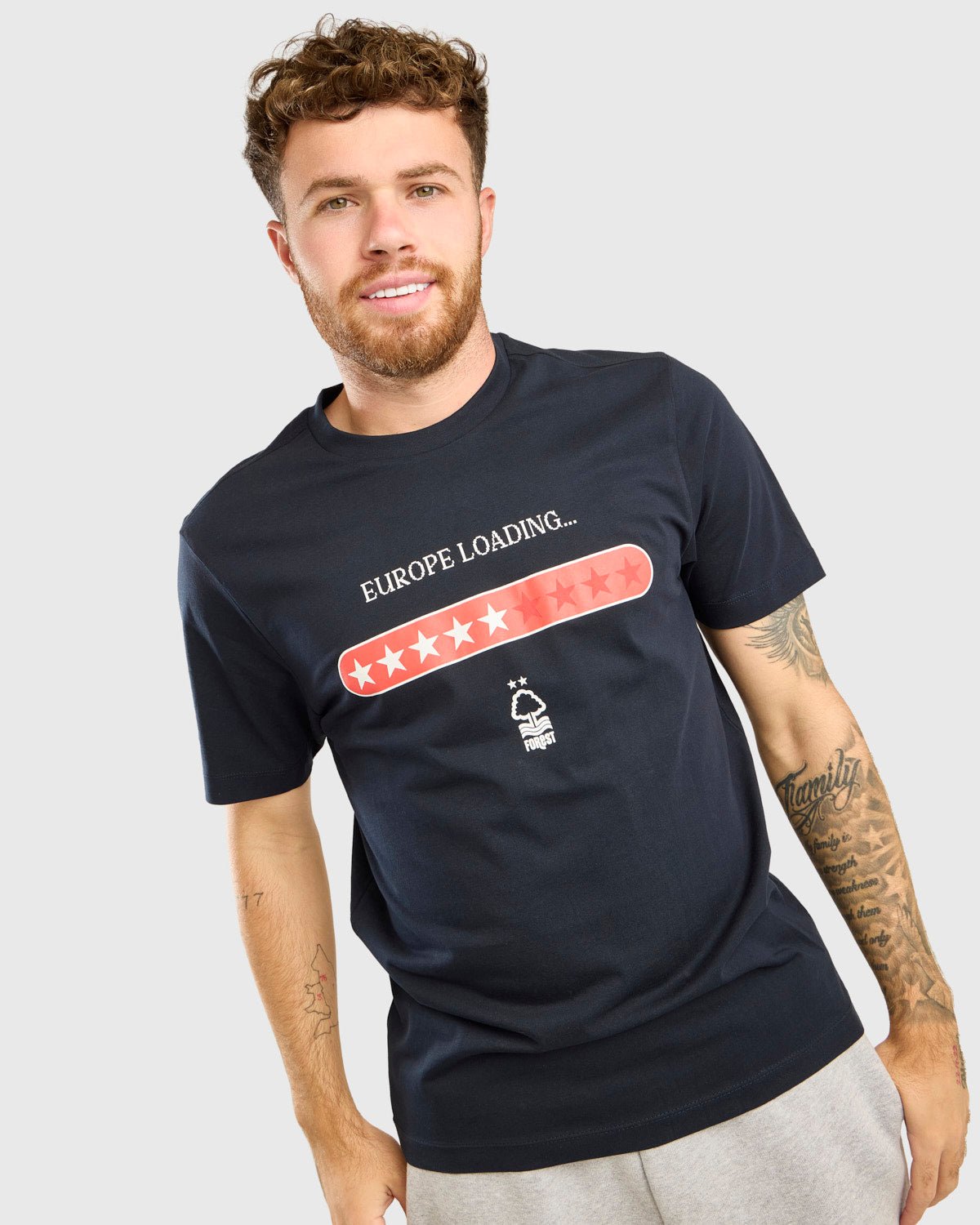 NFFC Navy Europe Loading T-Shirt - Nottingham Forest FC
