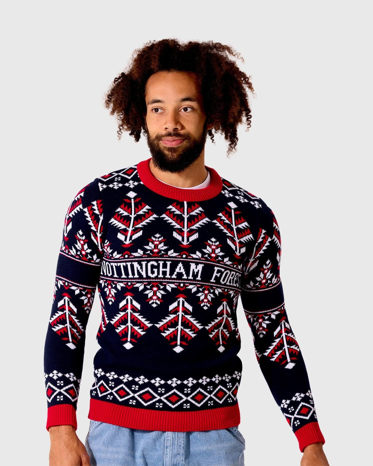 NFFC Navy Hemlock Christmas Jumper - Nottingham Forest FC