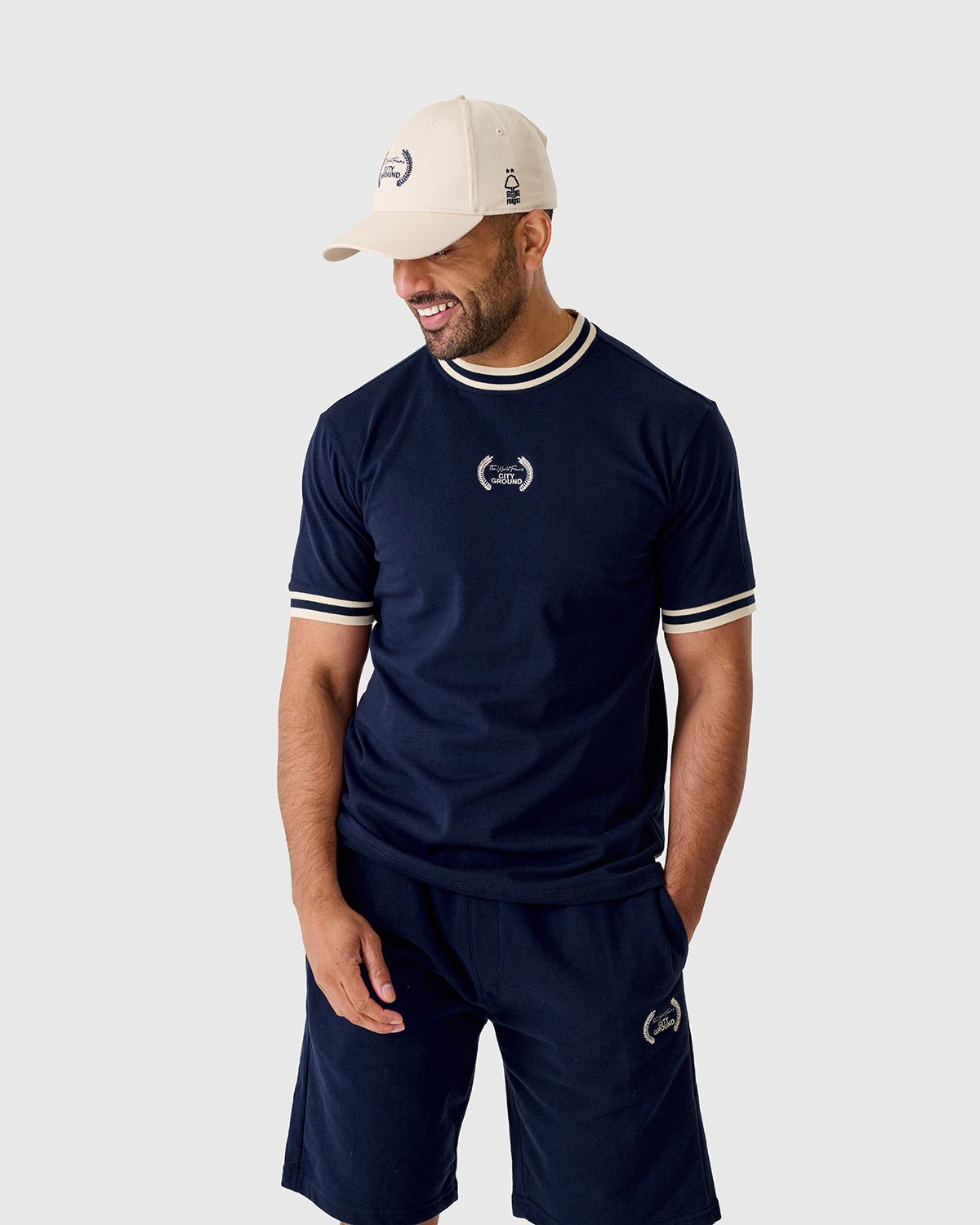 NFFC Navy Laurels T-Shirt - Nottingham Forest FC