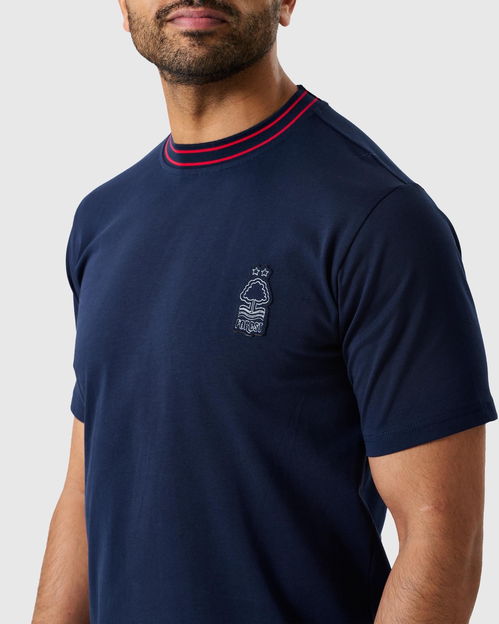 NFFC Navy Outline T-Shirt - Nottingham Forest FC