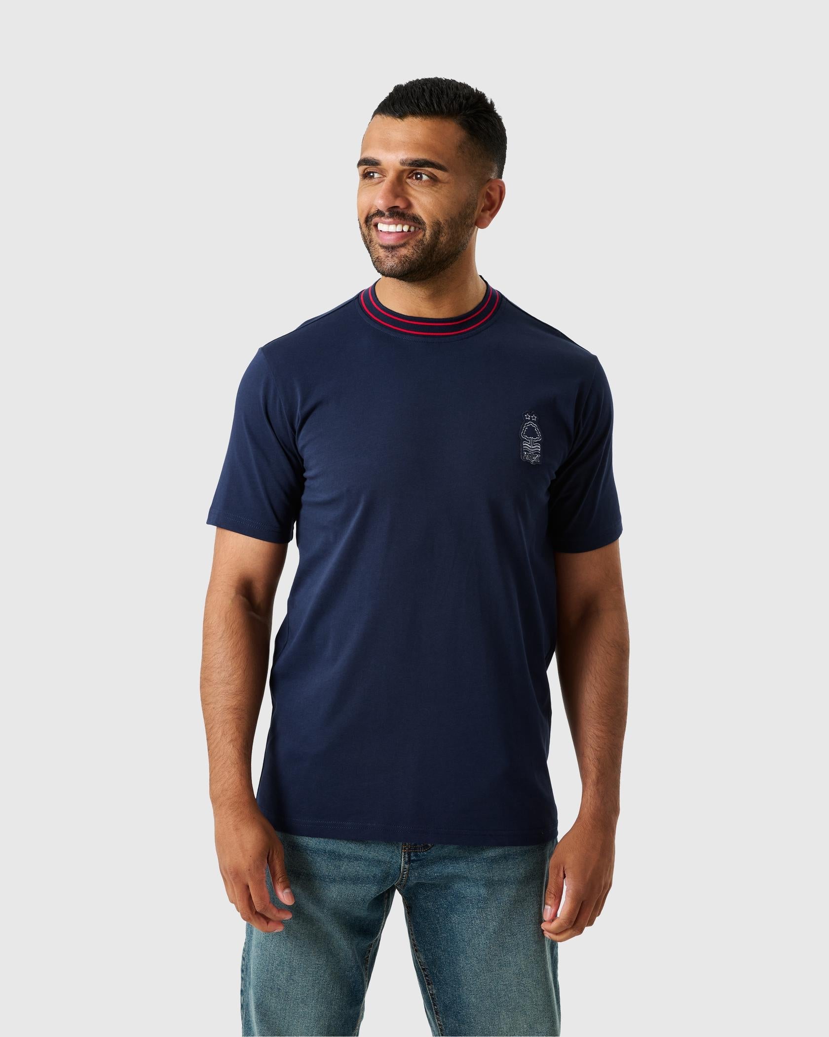 NFFC Navy Outline T-Shirt - Nottingham Forest FC