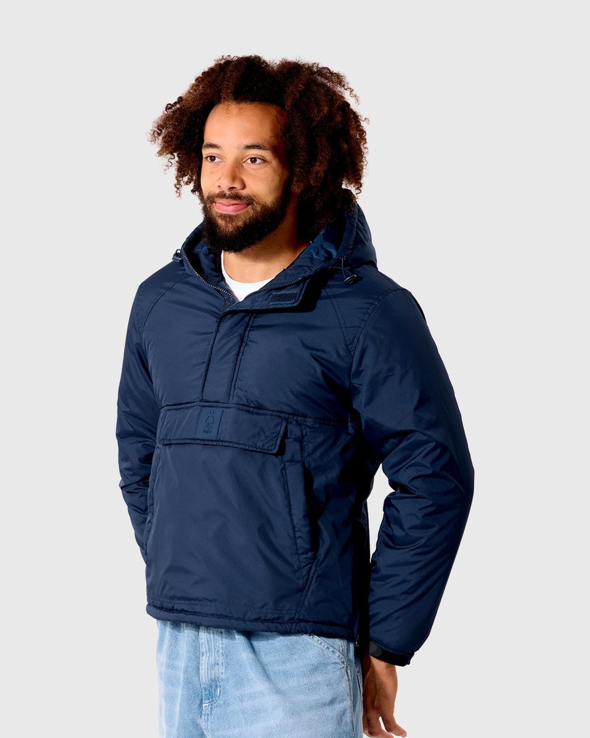 NFFC Navy Overhead Hooded Jacket - Nottingham Forest FC