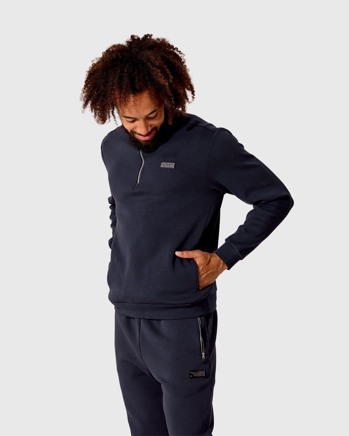 NFFC Navy Pinnacle 1/4 Zip Top - Nottingham Forest FC