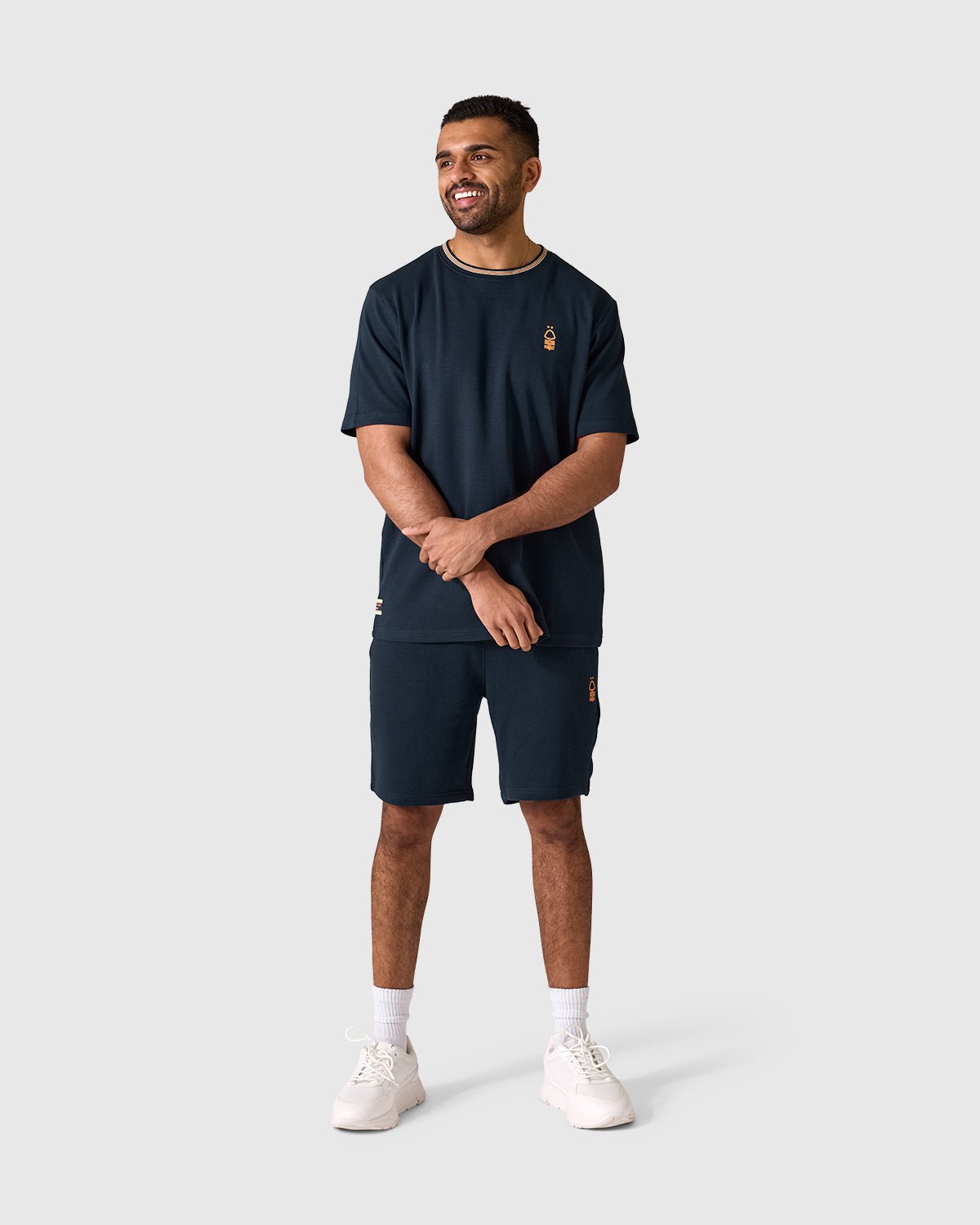 NFFC Navy Pop Edit Ribbed T-Shirt - Nottingham Forest FC
