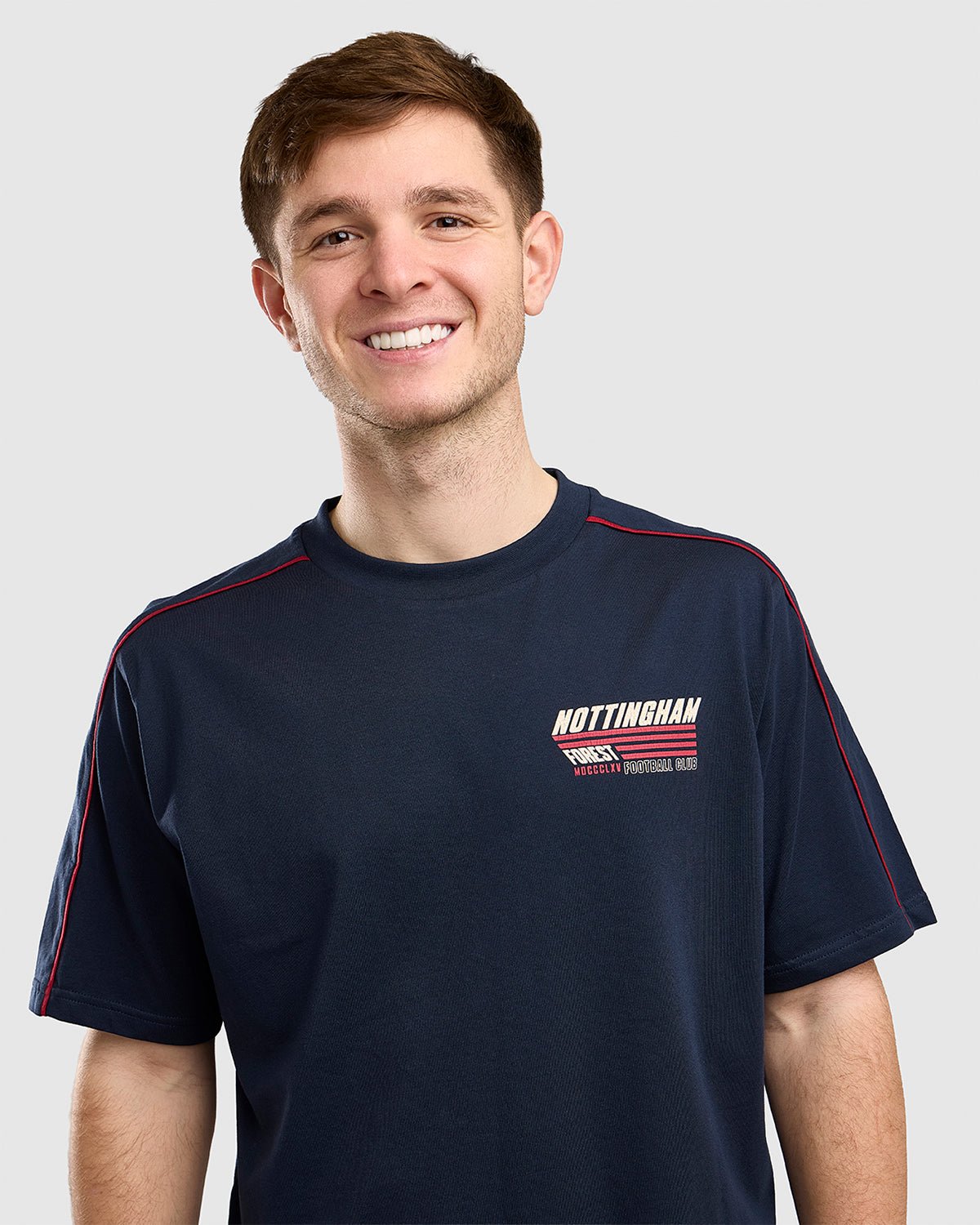 NFFC Navy Racing Relaxed T-Shirt - Nottingham Forest FC