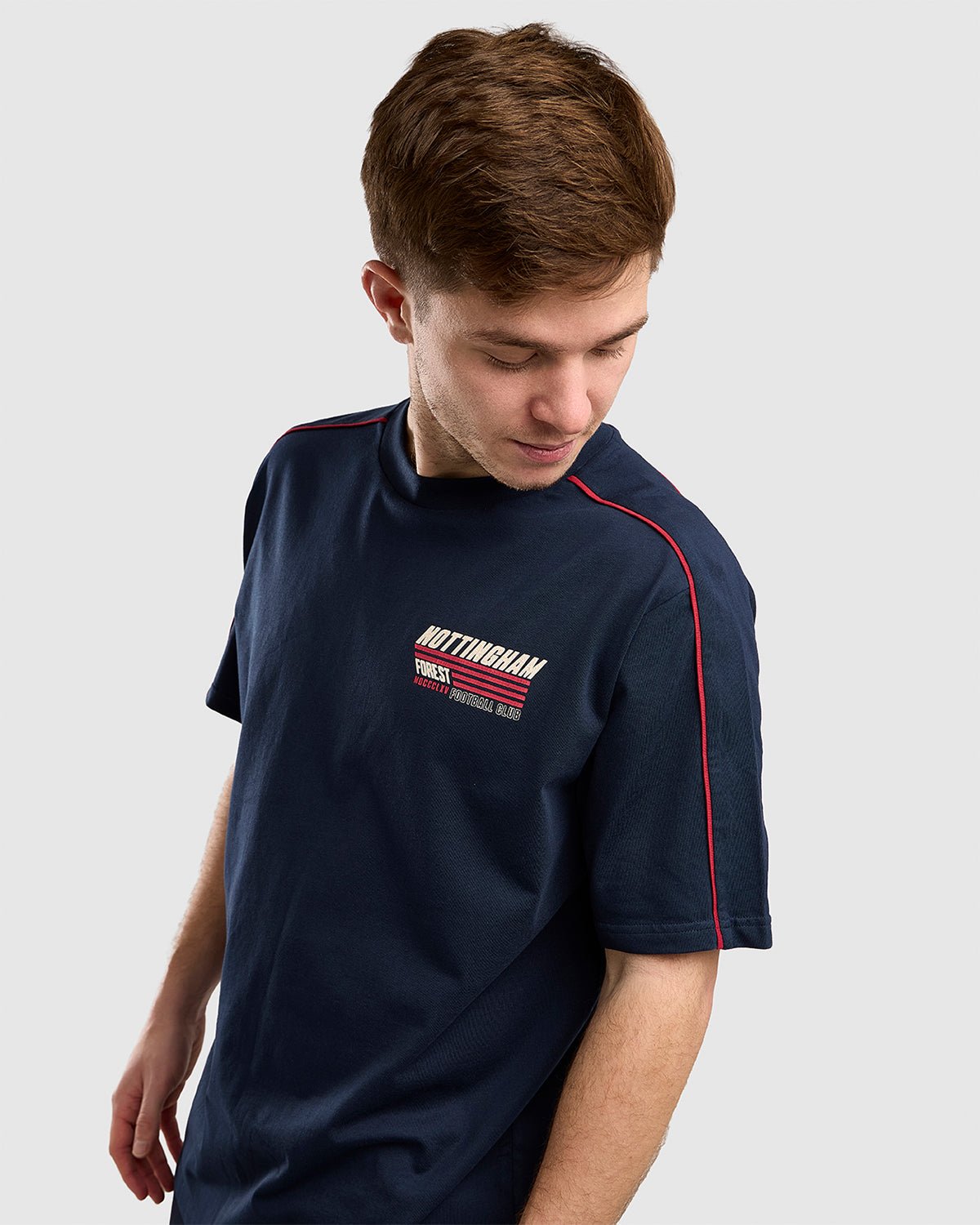 NFFC Navy Racing Relaxed T-Shirt - Nottingham Forest FC