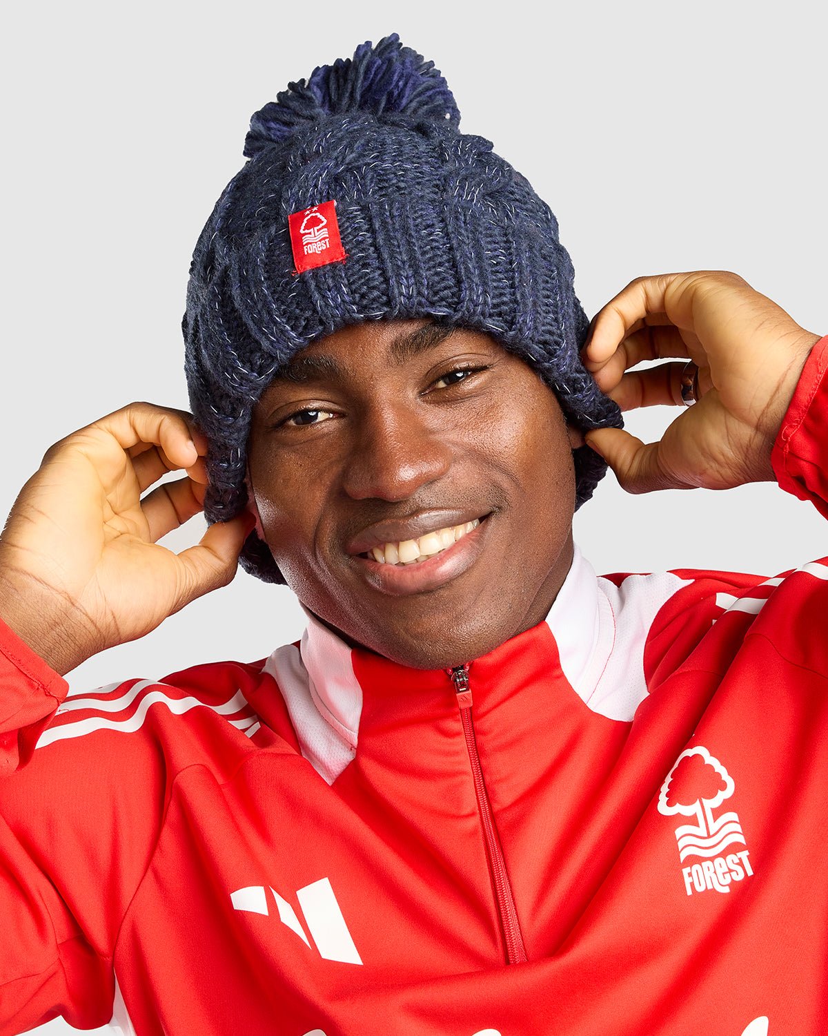 NFFC Navy Reflective Super Bobble - Nottingham Forest FC