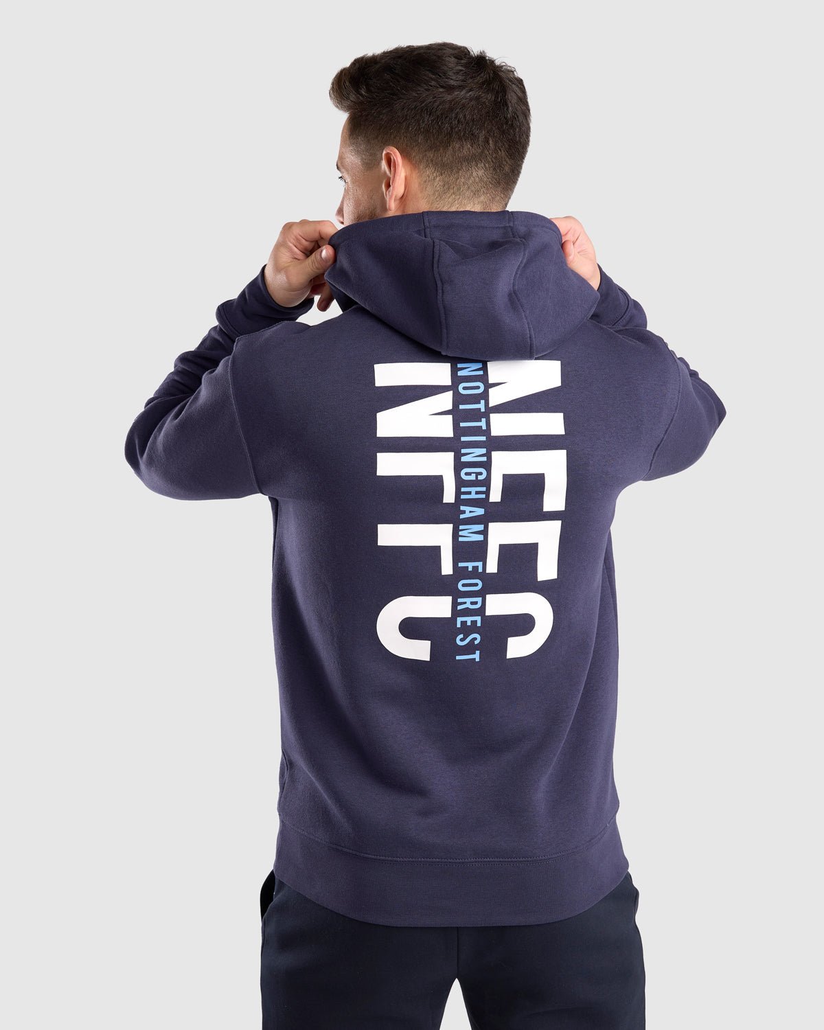NFFC Navy Stadium Print Hoodie - Nottingham Forest FC
