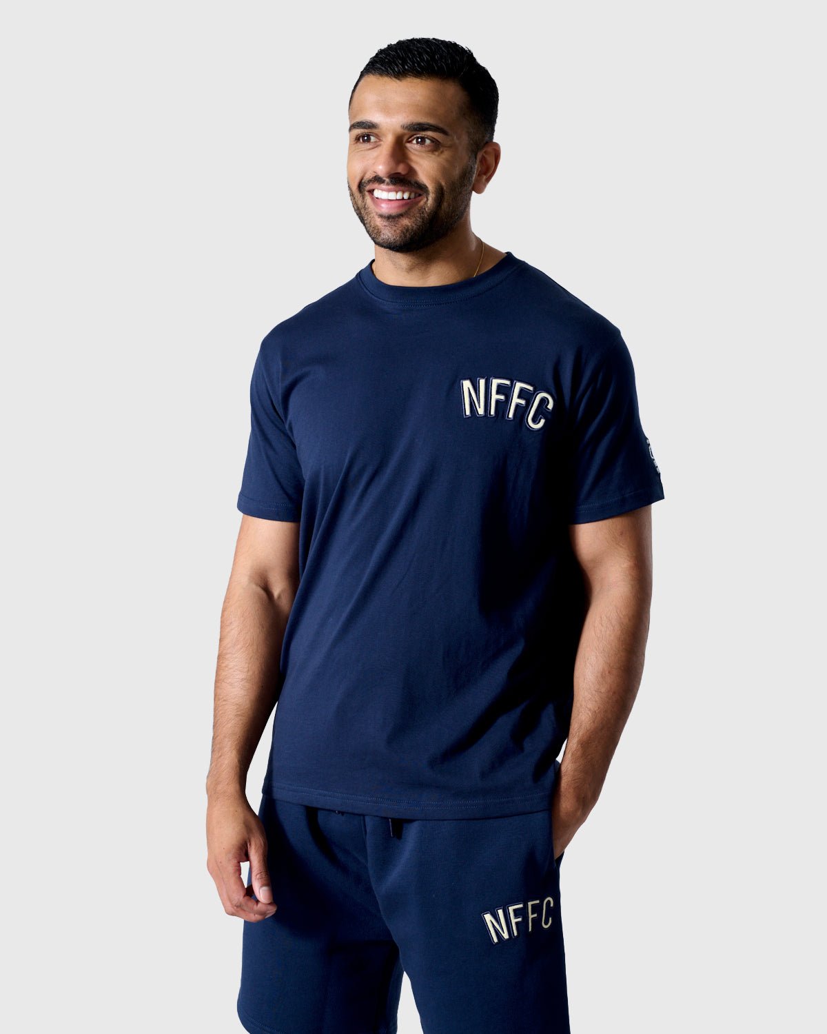 NFFC Navy Varsity T-Shirt - Nottingham Forest FC