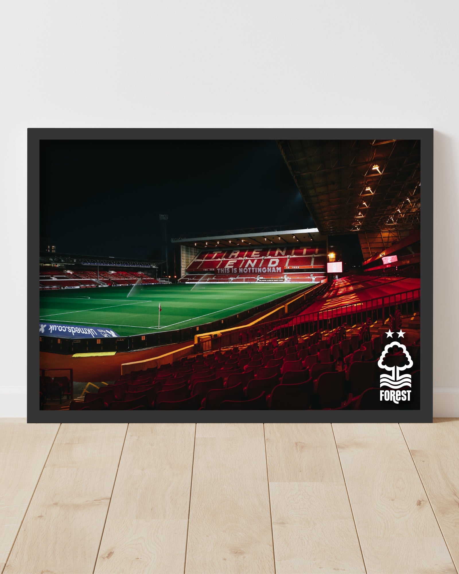 NFFC Night Time Stadium Print - Framed/Unframed - Nottingham Forest FC