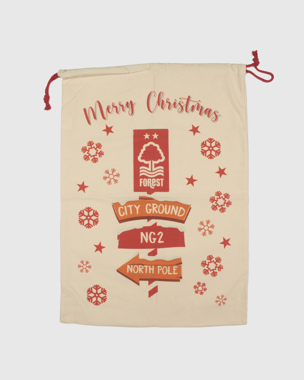 NFFC North Pole Present Sack - Nottingham Forest FC