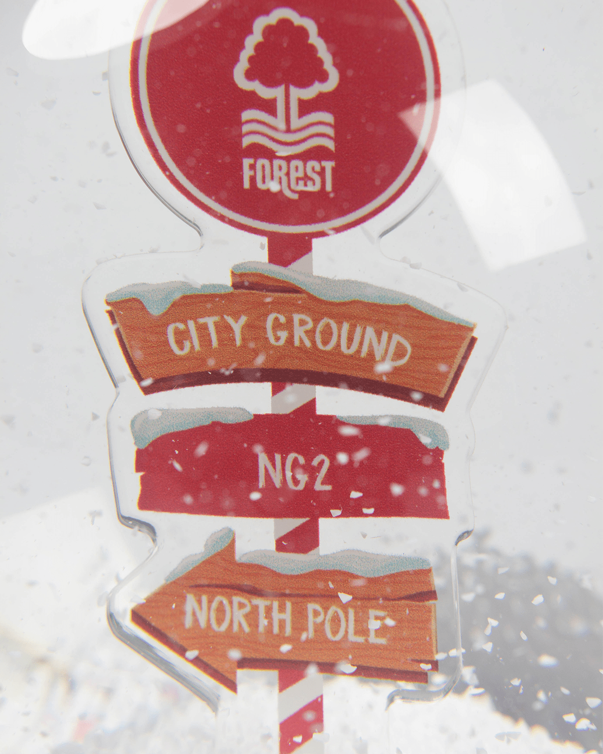 NFFC North Pole Snow Globe - Nottingham Forest FC