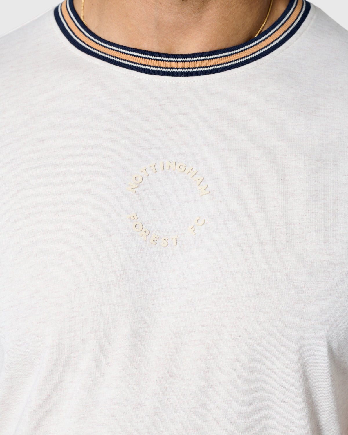 NFFC Oatmeal Marl Premium Circle T-Shirt - Nottingham Forest FC