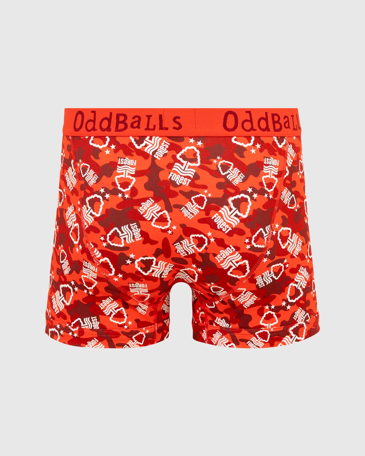 NFFC OddBalls Red Camo Boxer Shorts - Nottingham Forest FC