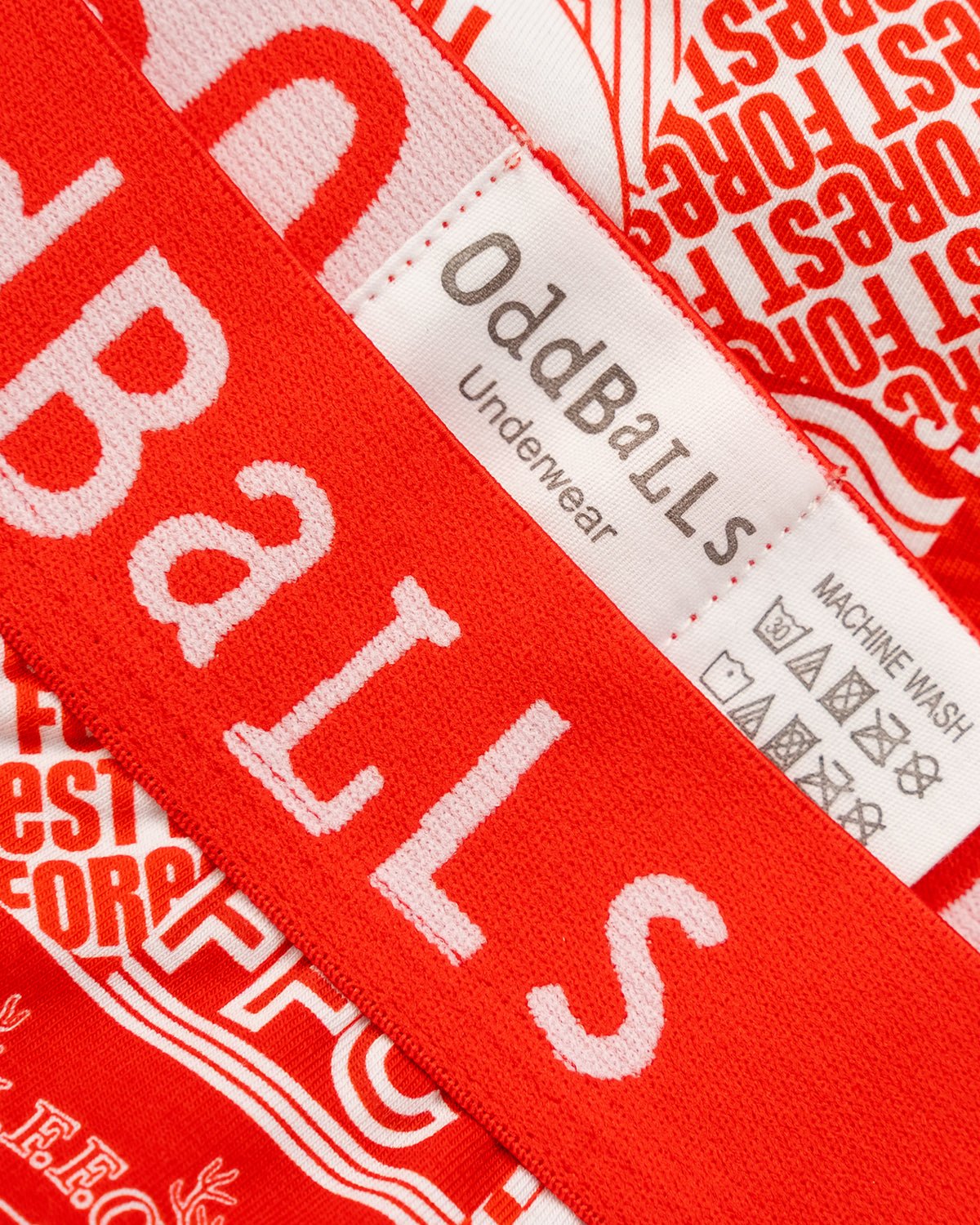 NFFC OddBalls Red Flag Boxer Shorts - Nottingham Forest FC