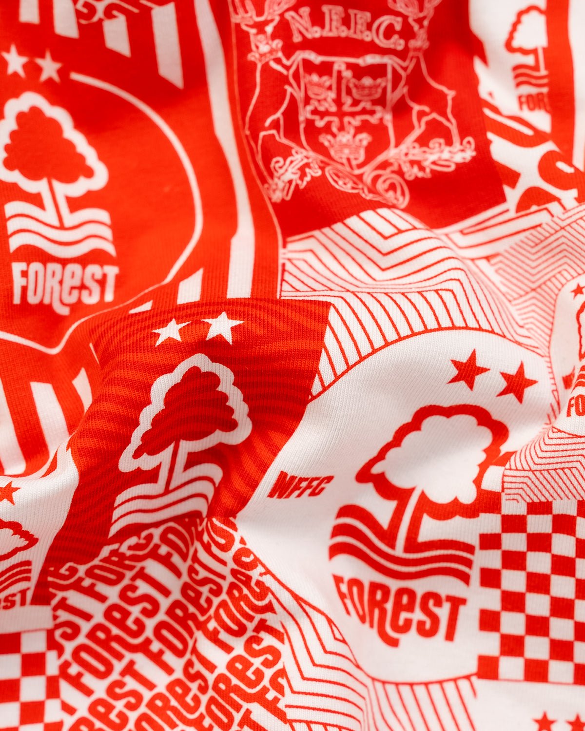 NFFC OddBalls Womens Red Flag Bralette - Nottingham Forest FC