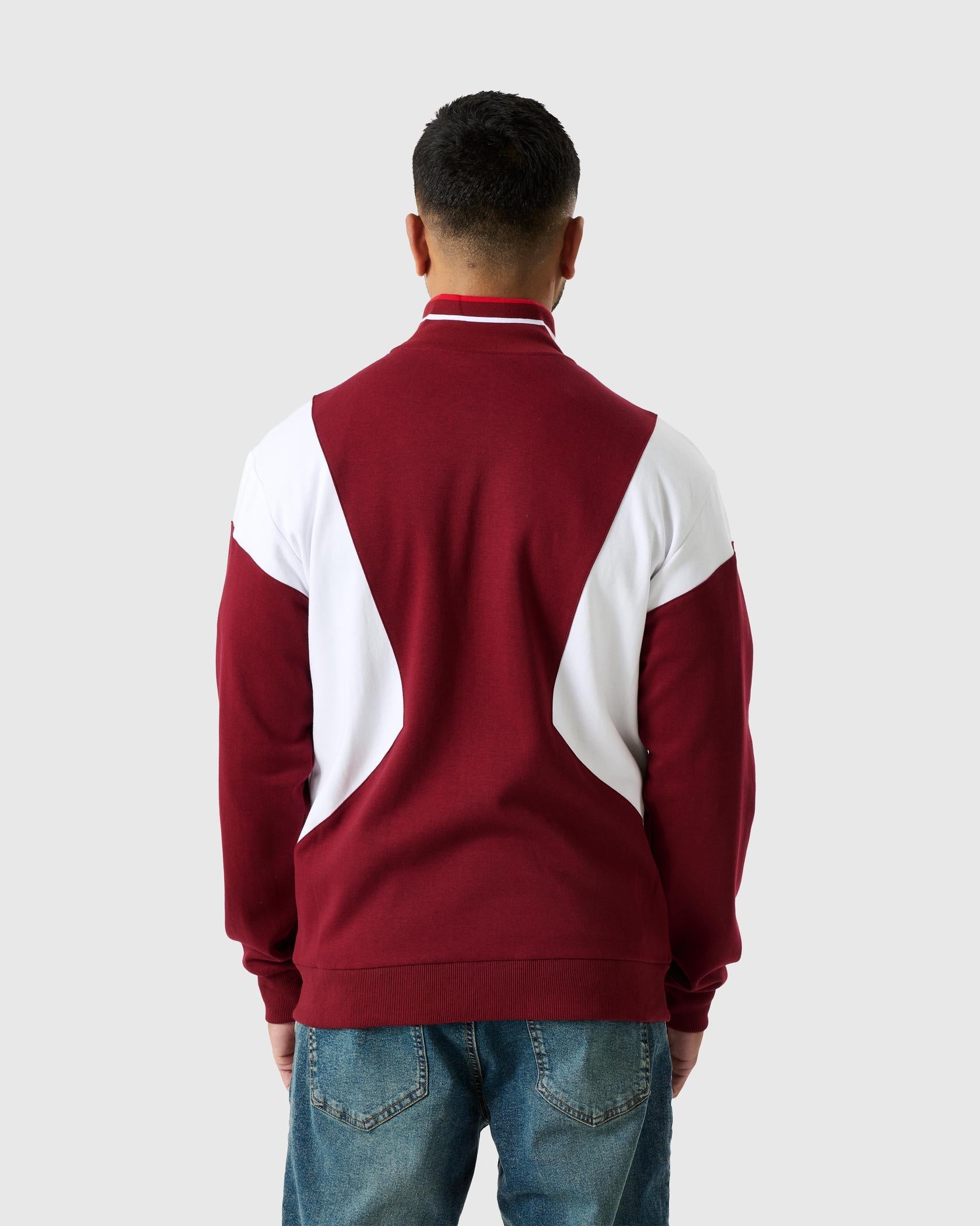 NFFC Old School Burgundy Track Jacket - Nottingham Forest FC