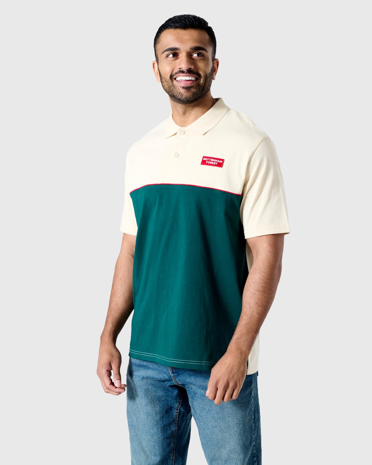 NFFC Original Reds Panelled Polo - Nottingham Forest FC