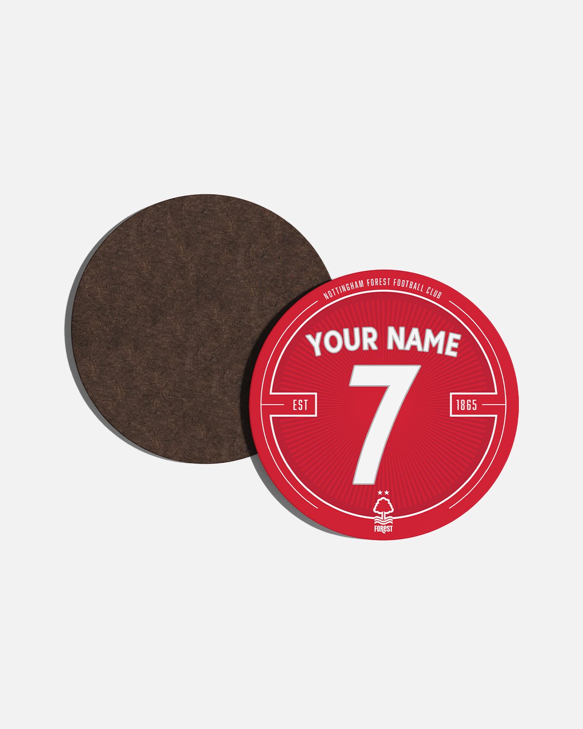 NFFC Personalised Coaster - Nottingham Forest FC